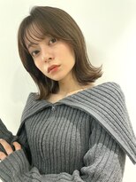 大人可愛い/ミディアム/外ハネ/20代30代40代/有楽町/銀座