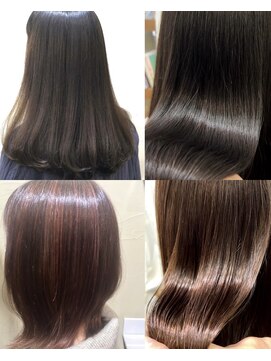 ヘアカフェ コトノハ(hair cafe Kotonoha) 【コトノハ】長崎髪質改善うるツヤ艶感ストレート　酸性縮毛矯正