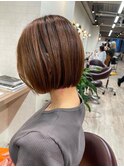 丸みショートボブ