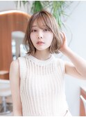 20代30代大人かわいい/シルキーベージュ/ボブ
