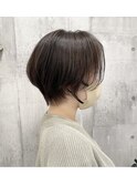 ハンサムショート/ショートボブモカベージュ