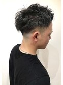 【フェードツーブロック】ショート×立ち上げバンク