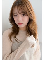 トローノ 栄(TRONO)&nbsp;20代30代◎韓国風/シースルーバング/ベージュカラー/くびれ巻き