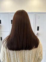 グランデュール 静岡インター通り店(GRANDEUR)&nbsp;パッツンロング☆ベージュブラウン