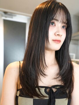 ホロン 池袋(HOLON) 池袋HOLON【レイヤーカット/黒髪/ブラックヘア/小顔】