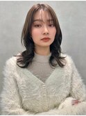 イメチェン/似合わせカット/フルバング/レッドブラウン/新宿