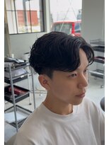 ホワイト(WHITE)&nbsp;ニュアンスパーマ/カルマパーマ/メンズパーマ