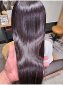 【艶髪】カット＋縮毛矯正＋トリートメント