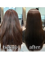 ルミス 銀座(Lumis) ストレートスタイル/艶髪/髪質改善/縮毛矯正/銀座/東銀座