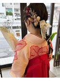 卒業式ヘアセット