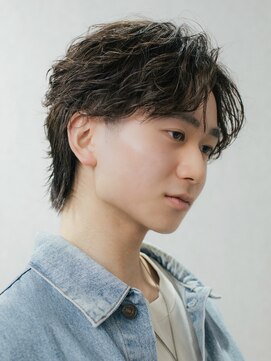 テクト バイアッシュ 吉祥寺店(Tect by Ash) フェザーパーマセンターパートカルマパーマコンマヘア