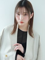 スリール バイ ミリー 江坂(Sourire by milly)&nbsp;【Sourire江坂】ダークブラウン×シースルーバング