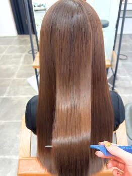 ビューティービースト 廿日市店(beauty:beast)の写真/口コミ高評価【次世代髪質改善ストレート】1人1人の髪質やクセに合わせて調合&施術！感動の仕上がりに◎