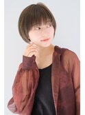 大人かわいい ラフ 小顔ショートボブ