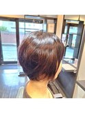 軽めショートボブ