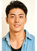 サーフカール&ブルーブラック　フェザーパーマ サーフMH43