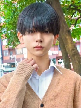 ナチュラル 渋谷(NATURAL) ラウンドマッシュ/縮毛矯正/ダブルカラー/フェザーパーマ