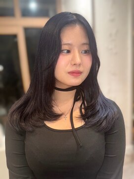 ゼスト 三鷹店(ZEST) ウェーブミディアムワイドバング韓国レイヤーカット/三鷹レイナ