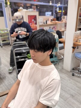 エルフ(elf) ラウンドマッシュ メンズカット 姫路