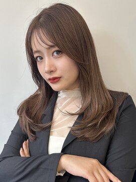 リリット(ReLit) マレットヘアハイライト髪質改善オリーブグレーココアベージュ