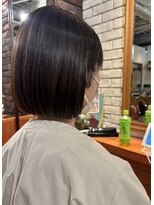 ヘアメイク フレンシア(hair make flencia)&nbsp;ツヤ感際立つ美シルエットのミニボブ【102スタイル】