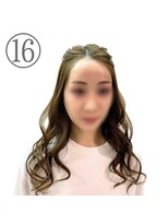 ホワイト(White)&nbsp;ツイストハーフツインスタイル