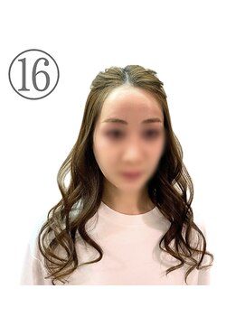 ホワイト(White) ツイストハーフツインスタイル