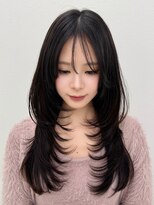 アイトーキョーエス 渋谷(AI TOKYO S)&nbsp;ハッシュカットシャギーレイヤー韓国レイヤーハッシュレイヤー