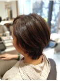 ショートレイヤーカットスタイル