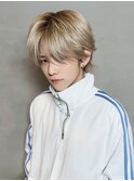 泉駅/メンズ/MEN’S/ニュアンスパーマ/センターパート/学割U24