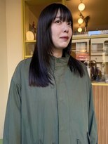 ヒントステーション(HINTSTATION) 〈浅草 半個室〉顔周りレイヤー×アッシュ