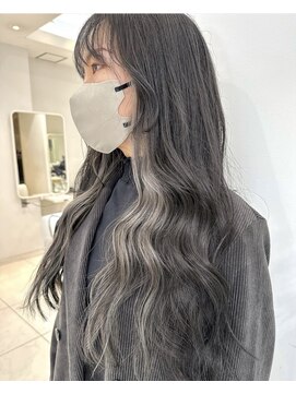 鏡と星 高田馬場 インナーカラー/gray/inner color/ダブルカラー