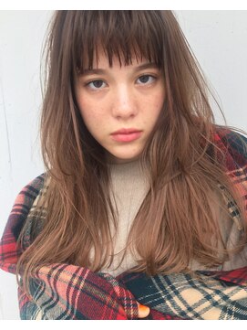 ラグ(log) フォギーベージュナチュラルロング