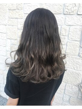 アリーナ 緑が丘店(arena) 透け感グレージュハイライト(N)