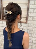 編み下ろしダウンスタイル