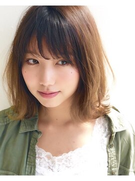 アグ ヘアー ロナック 宇都宮西川田店(Agu hair ronach) 【Agu hair】ひし形◎透明感◎20代.30代レイヤーミディ