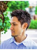 ベリーショートアップバングレイヤーオシャレボウズ
