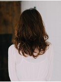 前髪くるんとゆるふわミディ/20代/30代/40代/水島/倉敷