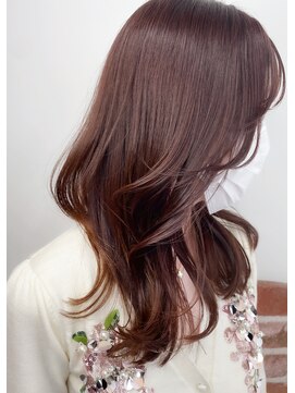 エニー 栄(Any) ラベンダー♪ミディアム韓国風レイヤー