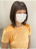 【CASANE下北沢】オン眉バング×ダークオリーブカラー