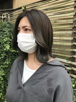 2席のみの美容室 アナイス(Anaiss) ミディアム×グレージュ