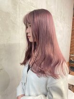 ソルトウォーター(SALT WATER) ダブルカラーでつくる ピンクベージュ