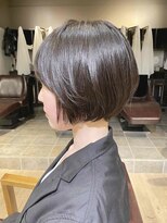 ヴァンクシー バイ ルナ(VANKCY by Luna)&nbsp;ミディアムヘア ショコラベージュ ボブルフ ベビーバング 小顔