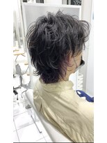 クリエイターズ スペース エヌ(creator's space N) 無造作ウルフ/バイオレットインナーカラー