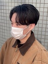 エクシア 西梅田店(EXCIA) 【おしゃれなトレンドスタイル】センターパート×ツーブロック