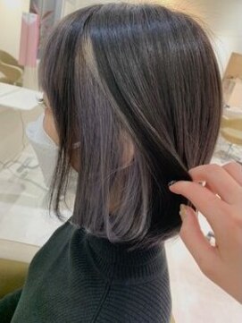 スリー(THREE) 大人気インナーカラー×ツヤ感◎ボブ【札幌】