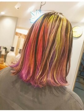 アグ ヘアー ララア 平塚店(Agu hair lalah) ハイトーンデザインカラー