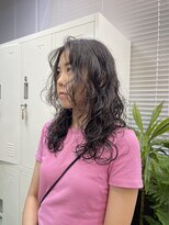 ペイププロドアイコン 博多(Peyp prod ICON)&nbsp;クシャっとしたミディアムパーマ