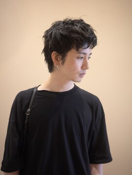 ネロ ヘアサロン ネイビー 渋谷(NERO HAIRSALON NAVY) 【渡邊将大】  メンズ　レイヤー　ショート　ウルフ　束感