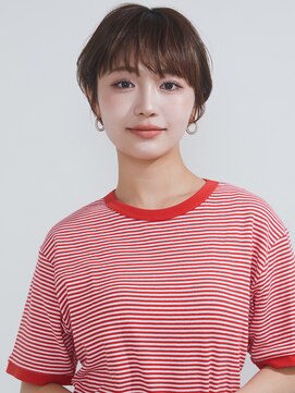 オンク 新宿(onk) 黒髪/グレーベージュ/レイヤーロング/前髪パーマ[新宿駅]